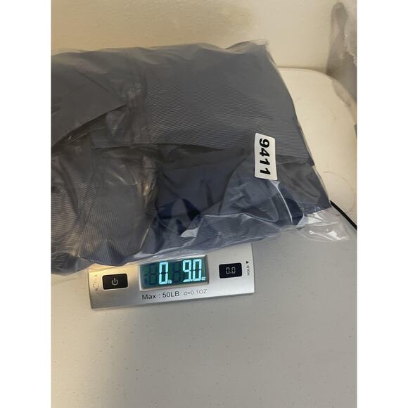 Zero Restriction Jacket Men's Medium Blue Lightweight Golf Windbreaker Full Zip - Picture 8 of 8